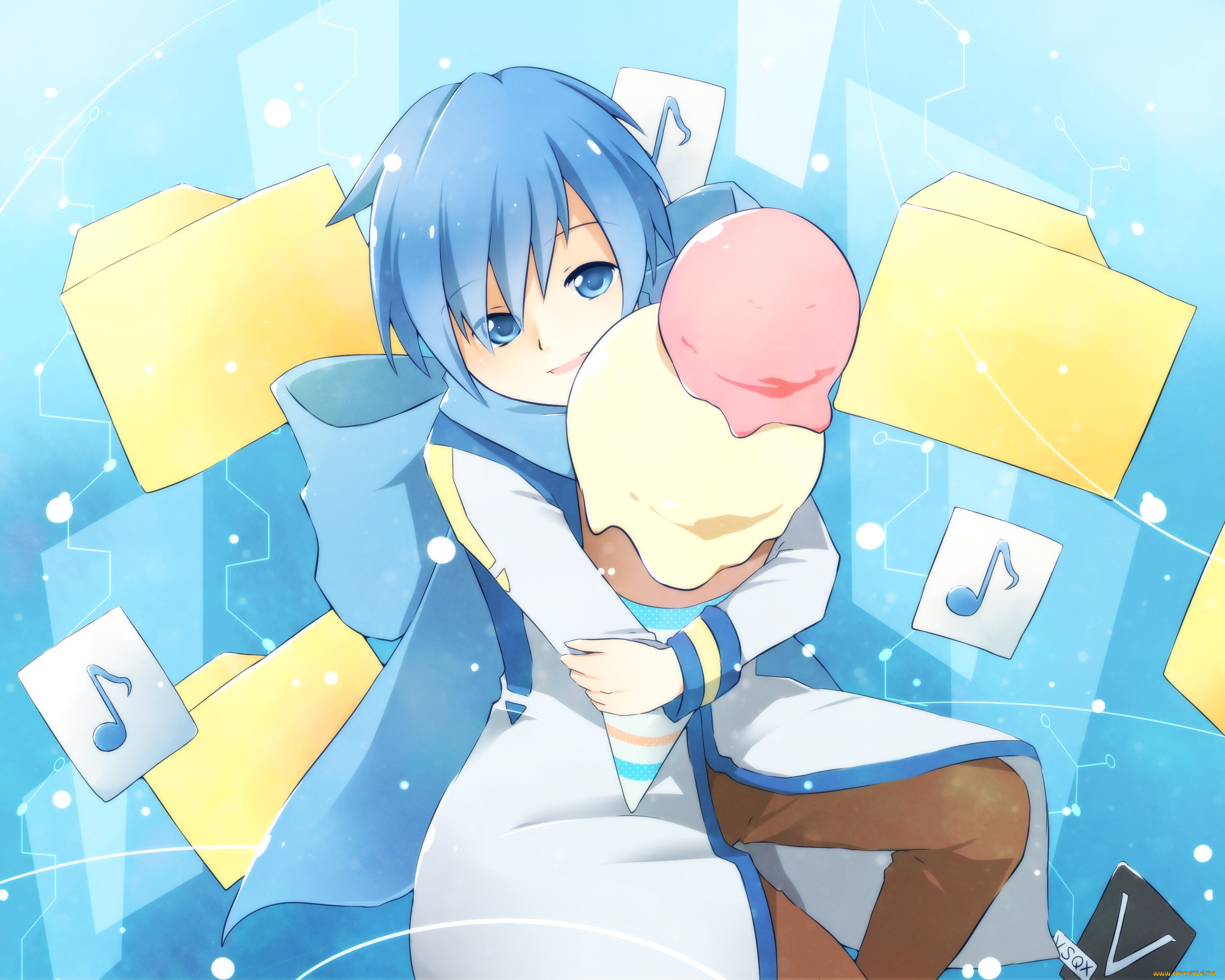 , vocaloid, kaito